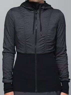 Lululemon Reversible Define Jacket | Black/Heathered Grey | Size 4